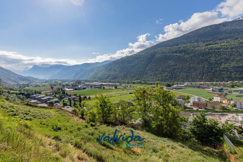 Parcelle di costruzione esclusiva in una posizione soleggiata a Steg (1)