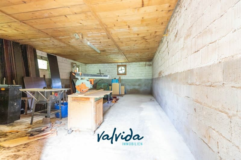 Economic building with stable and separate barn above Stalden in a quiet location (7)