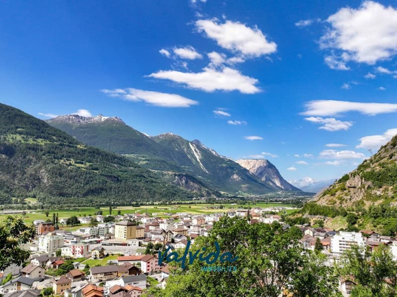 Terrain à bâtir de classe exceptionnelle - Calme, soleil et vue dégagée sur les Alpes valaisannes (3)