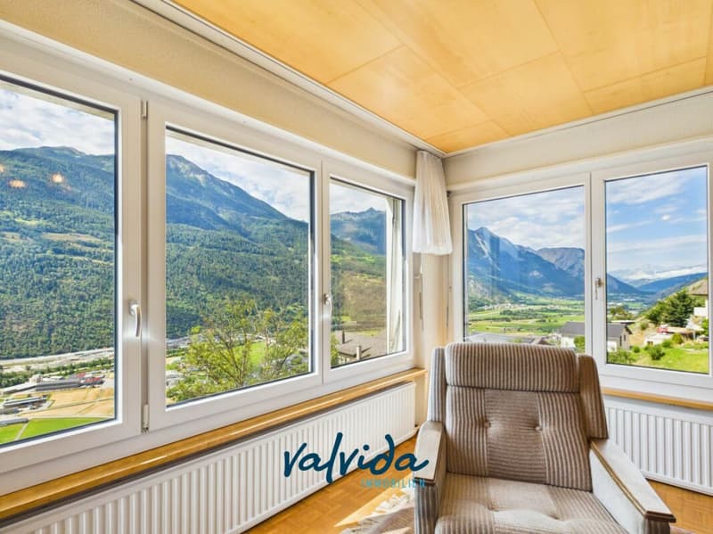 Zona residenziale soleggiata con vista spettacolare - Casa unifamiliare a Hohtenn (2)
