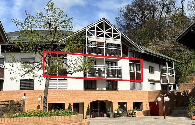 Attraktive 4.5-Zimmerwohnung mit Balkon, Lift, Kellerabteil und Einstellhallenplatz (1)