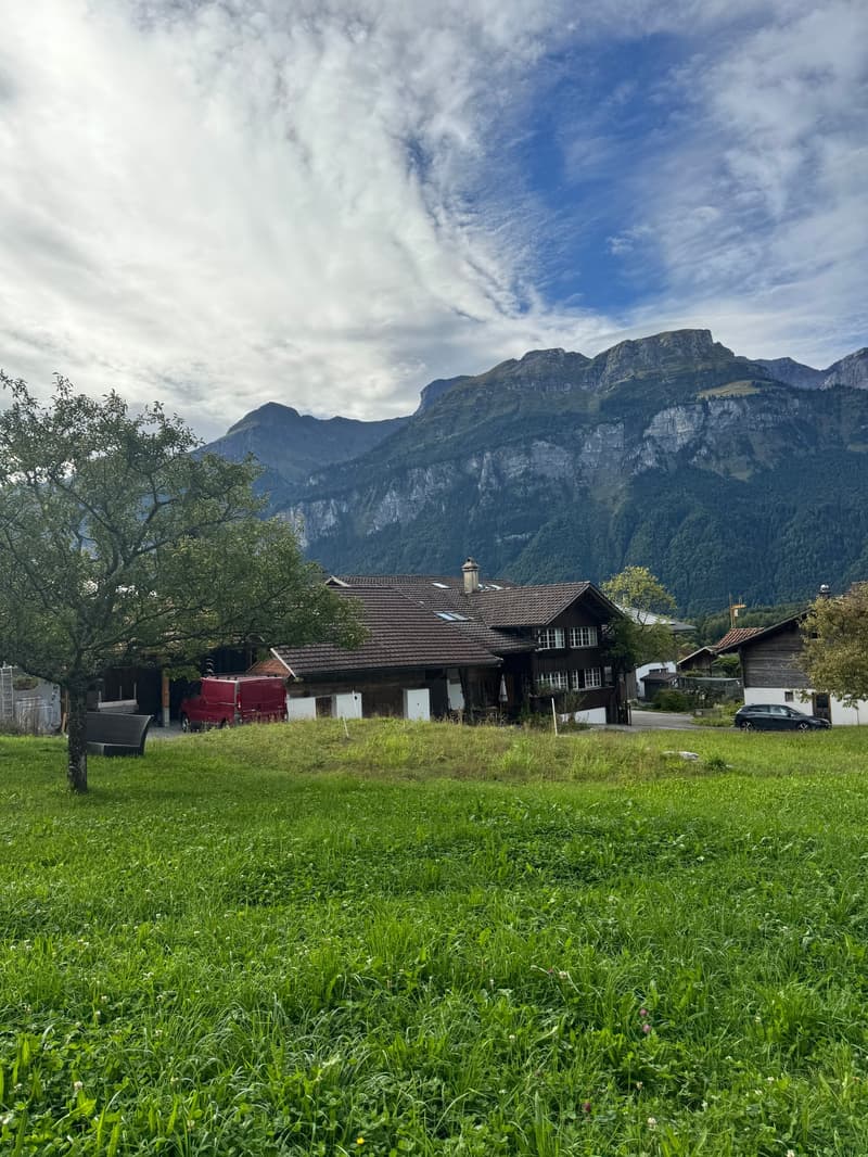 Arrive, feel good – semi-detached house with building land reserve in Hofstetten near Brienz (18)