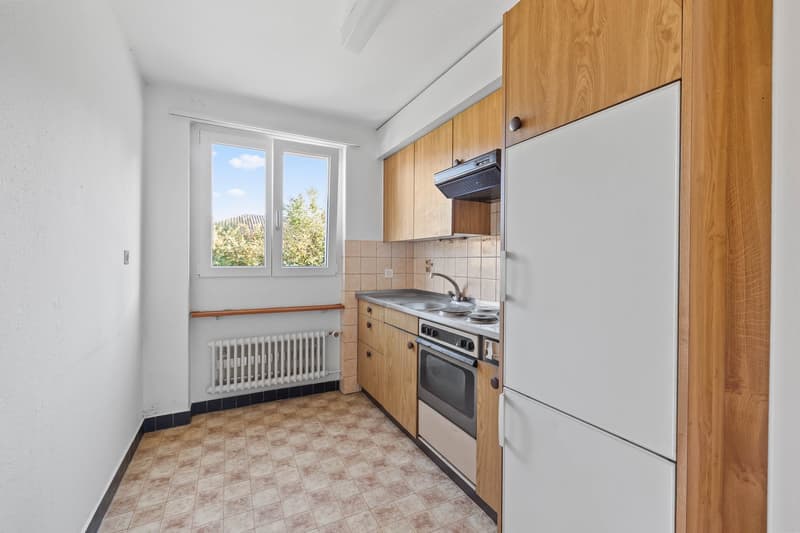 Am Waldrand gelegene 3-Zimmerwohnung, die Potenzial für eigene Ideen lässt. (12)