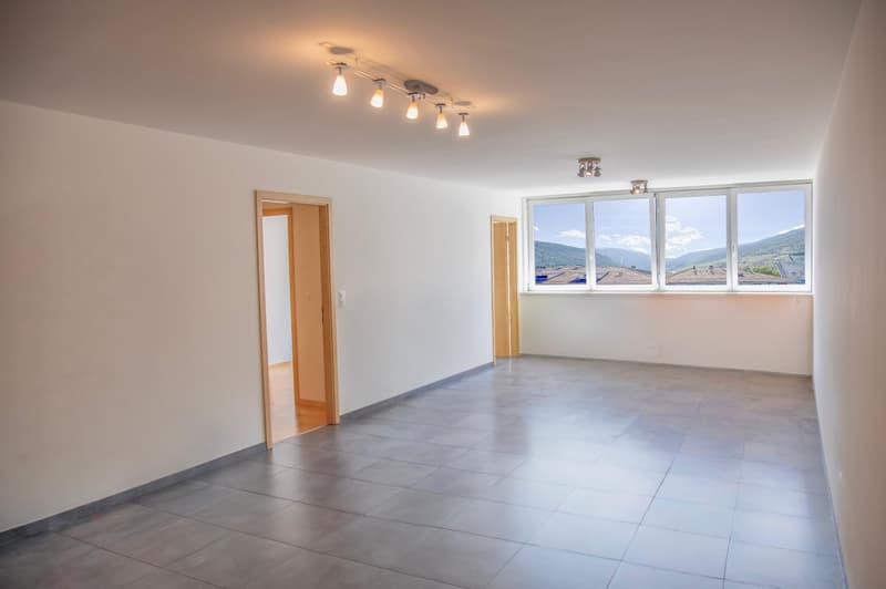 Grand 2,5 pièces refait à neuf + garage-box privé, Martigny Centre (2)