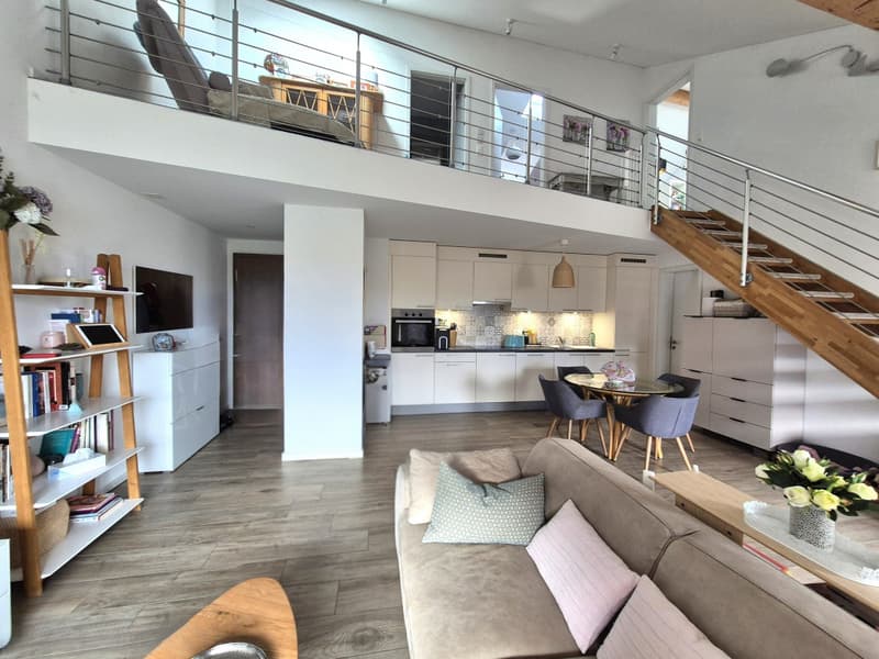 Superbe attique duplex Minergie de 4,5 pièces à deux pas du lac (5)