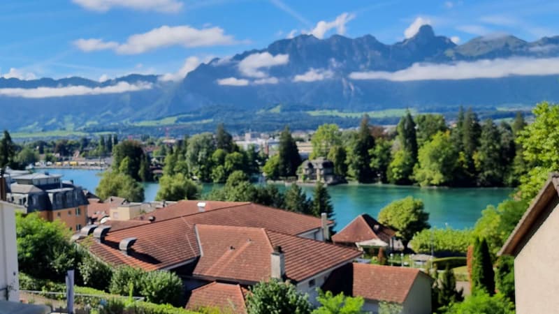 Blick aus der Liegenschaft