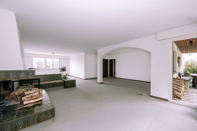 4.5 room ground floor apartment with garden, fireplace & communal sauna (1)