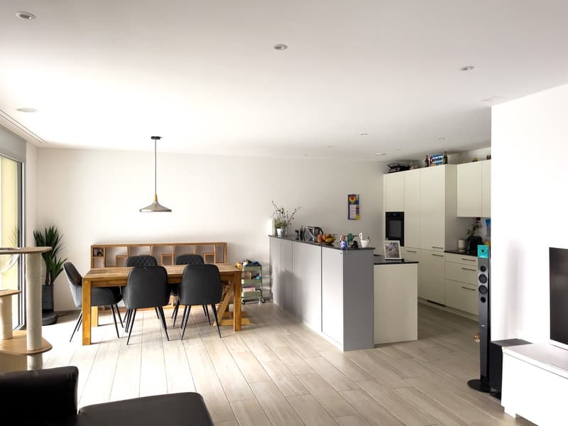 Appartement de 3,5 pièces au rez-de-chaussée avec 1 place de parking à vendre (17)