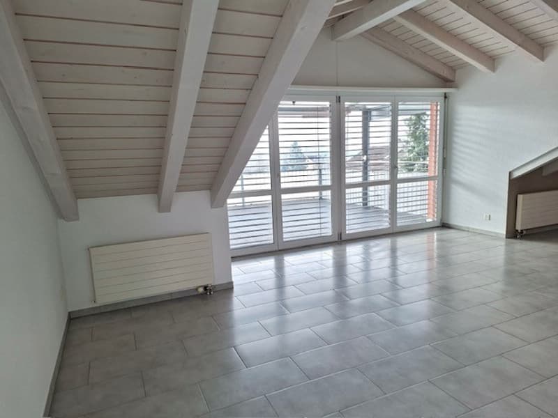 Wohnzimmer mit Cheminée