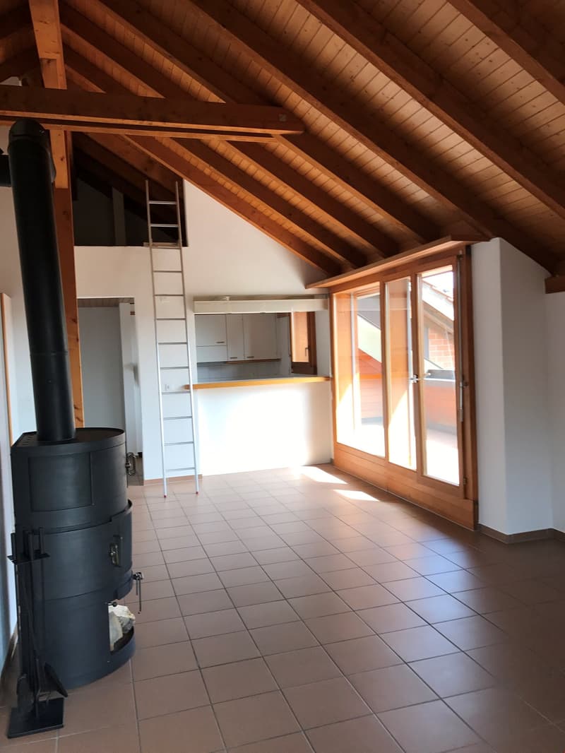 Incantevole appartamento mansardato di 2,5 locali con balcone (2)