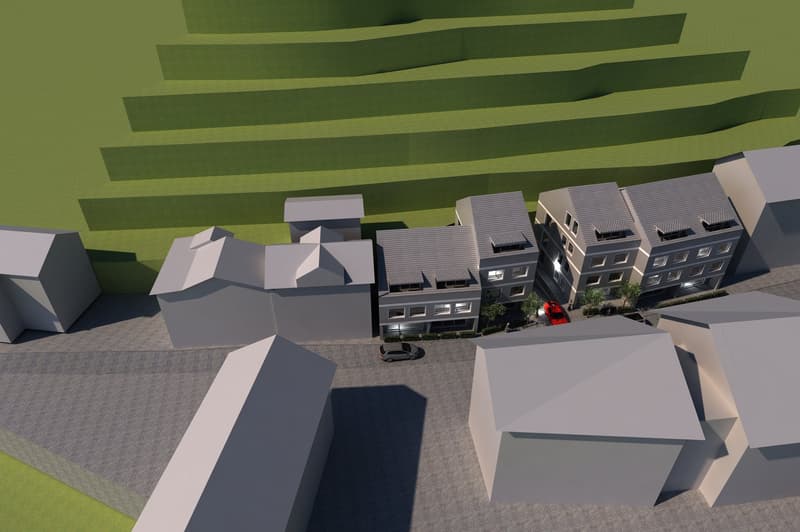 20 unités d'habitation / parking souterrain / peuvent être créées / zone d'aménagement avec objets existants (3)