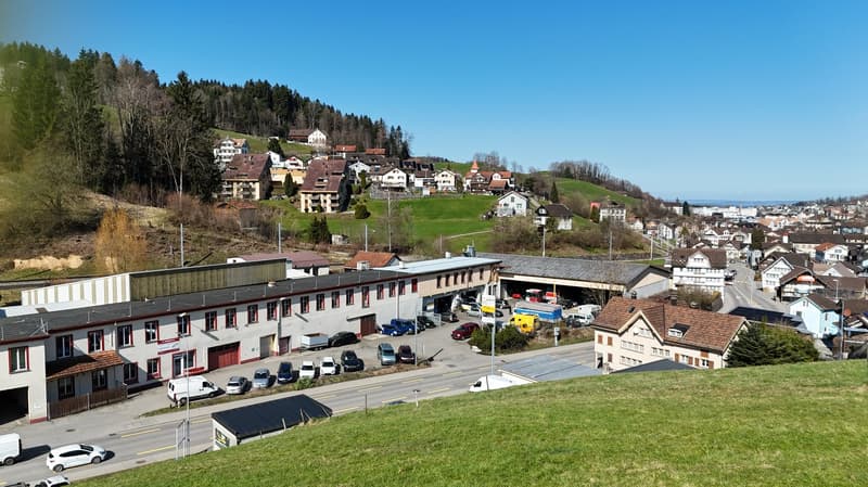 Attraktives Entwicklungsareal an hochfrequentierter Lage in Herisau/ Teilkauf möglich / (2)
