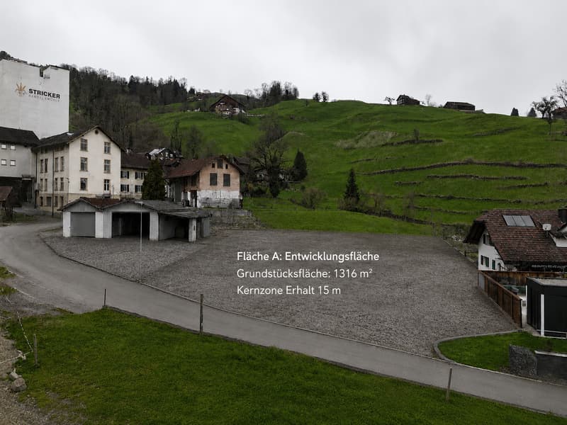 Bauland an ruhiger Lage in der Kernzone von Grabs (1)