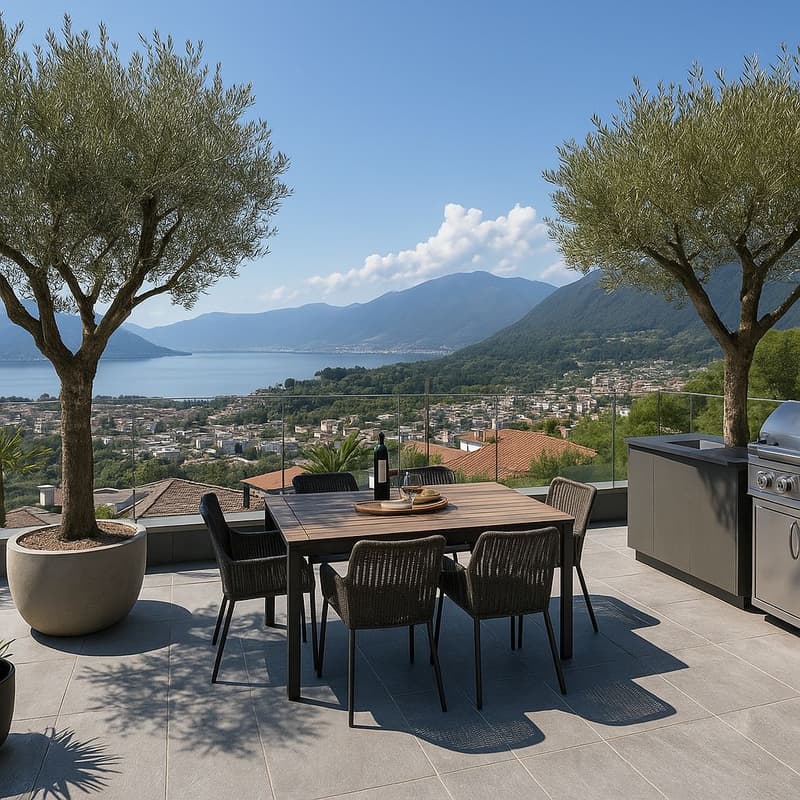 Duplex en attique avec 5,5 pièces et vue sur le lac à 180° - exclusivité absolue à la Residenza Lumino (2)