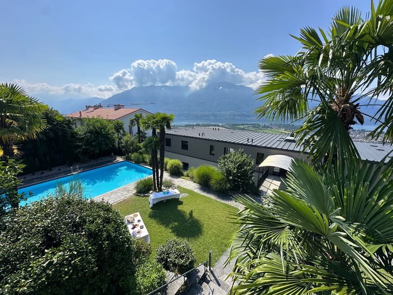 2.5 Appartamento vista lago e terrazza - Residenza Lumino Locarno Monti (3)