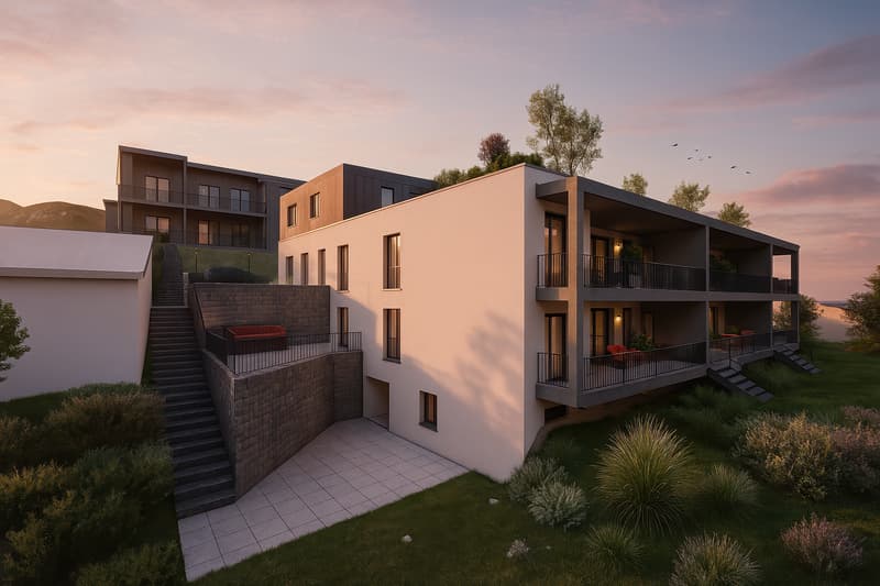 4A - Monolocale con giardino, Residenza Lumino Locarno Monti (5)