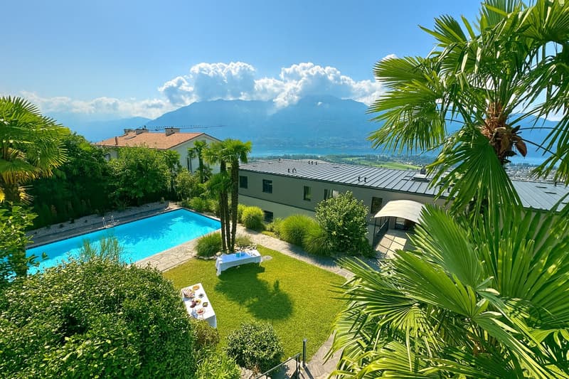 3A - 3.5 Appartamento vista lago con terrazza e giardino - Residenza Lumino Locarno Monti (5)