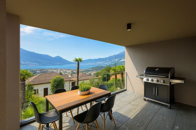2.5 Room Apartment with Lake View, Terrace and Garden (2)