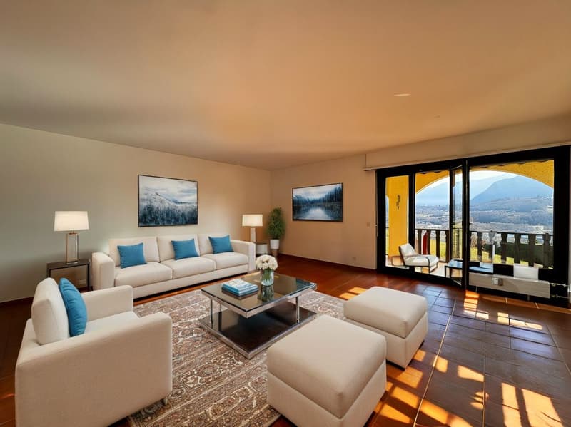 AGNO | RESIDENZA PRIMARIA O SECONDARIA | 4.5 CON VISTA LAGO E PISCINA (3)