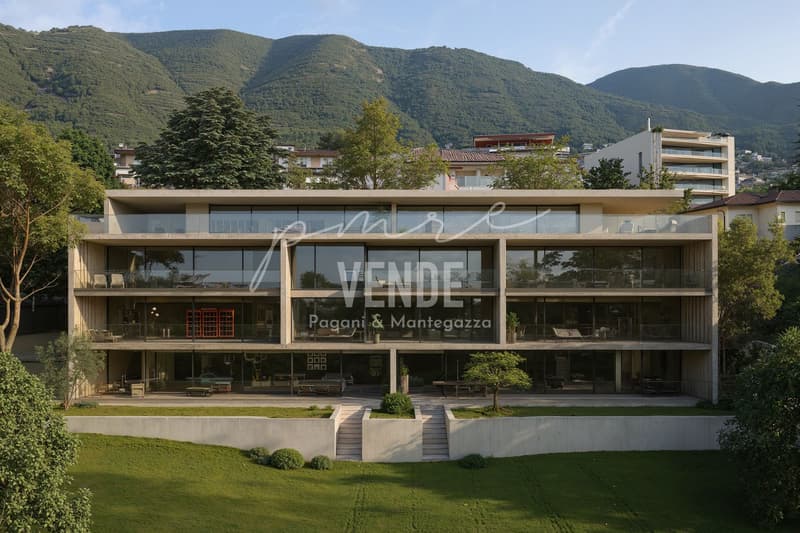 MINUSIO | Attico 4.5 locali con vista lago 180° | Spazi generosi e privacy (11)