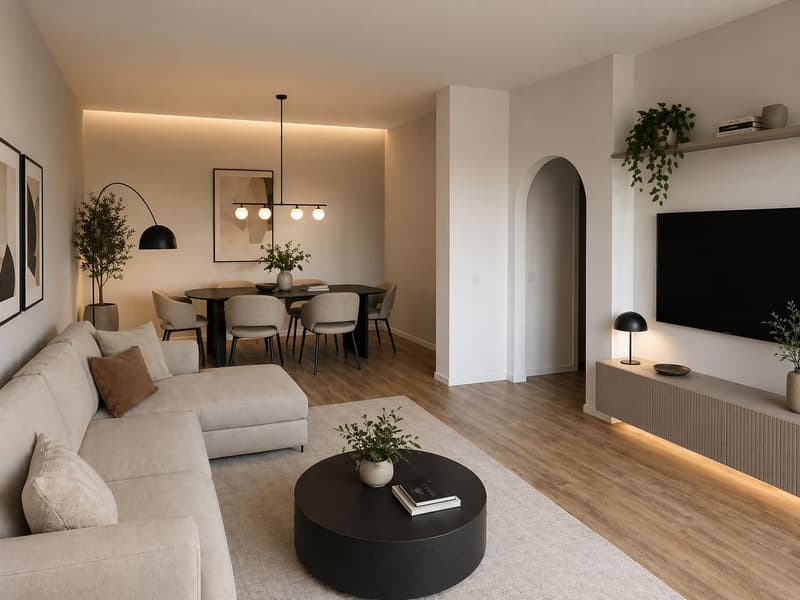 Living in the green with style – spacious 4.5 rooms with garden (3)