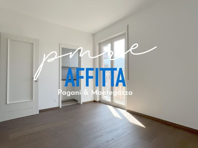 CHIASSO | Luminoso trilocale con balcone | Pigione CHF 730 + CHF 190 spese (1)