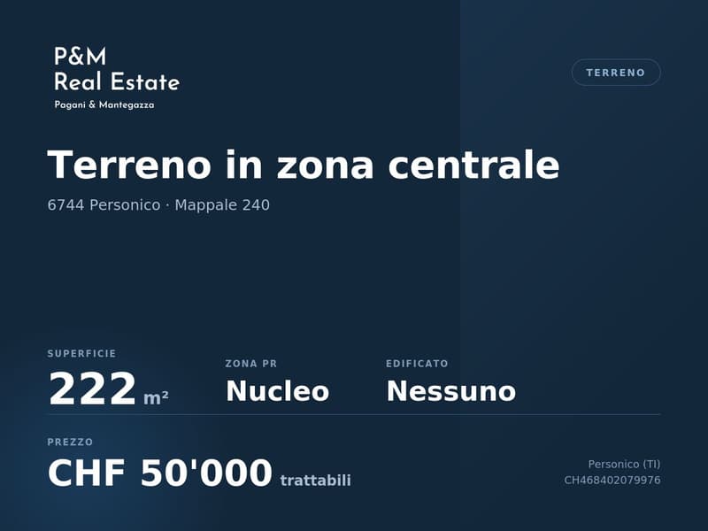Personico — terreno di 222 m² (1)