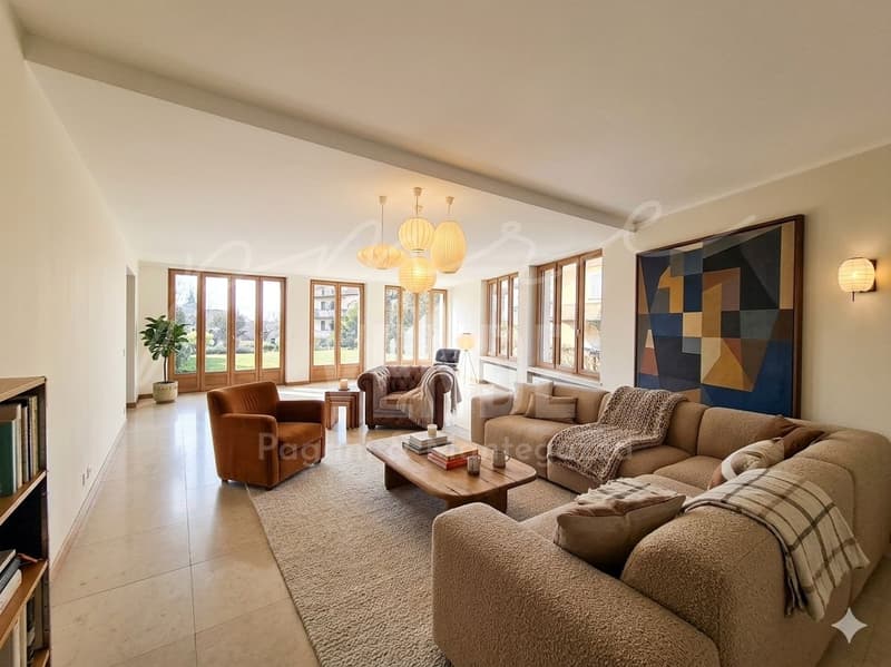 Grosszügige 4,5-Zimmer-Wohnung mit Privatgarten und Terrassen in Lugano-Cassarate (2)