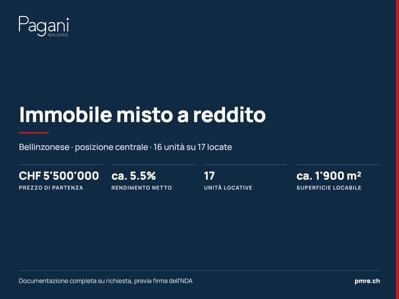 Immobile misto a reddito in posizione centrale — 17 unità, ca. 1'900 m² (1)