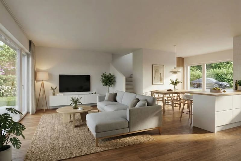 Conthey - Sale of 4 spacious semi-detached houses with 5.5 rooms and two parking spaces (2)