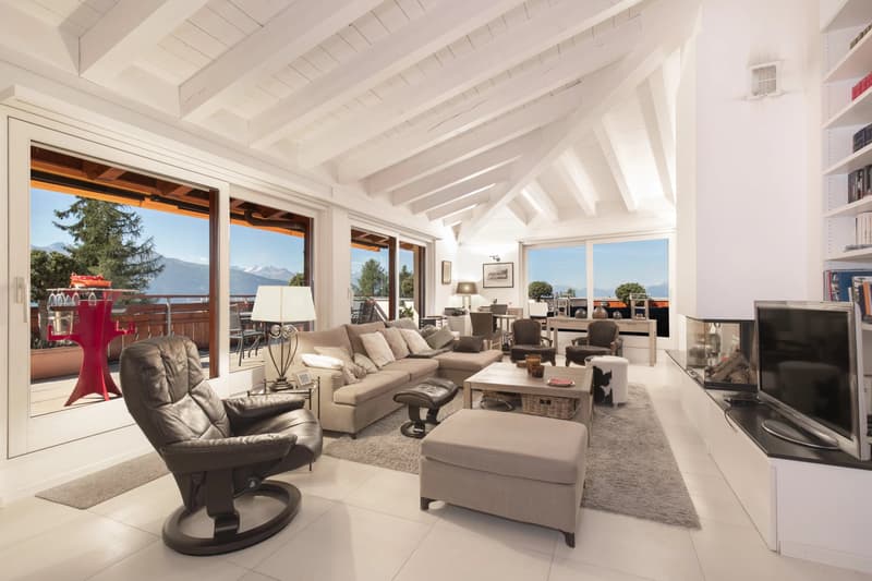 Exceptional Duplex Attic with Panoramic View of Lac Grenon in Crans-Montana (3)