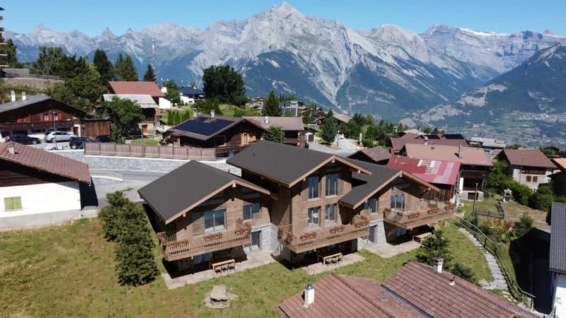 New semi-detached chalets in Haute-Nendaz as main residence (1)