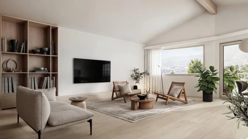 Chalets contemporains à Mollens  Promotion Les Martelles (7)