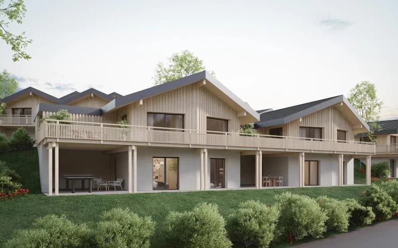 Chalets contemporains à Mollens Promotion Les Martelles (7)