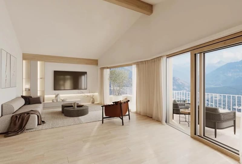 Neue Promotion von 21 Chalets "Les Martelles" in Mollens VS (5)