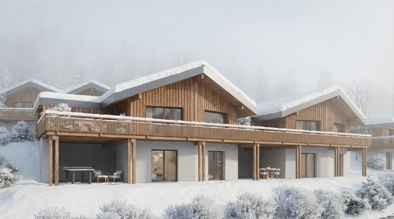 Moderne Chalets in Mollens Promotion Les Martelles (7)