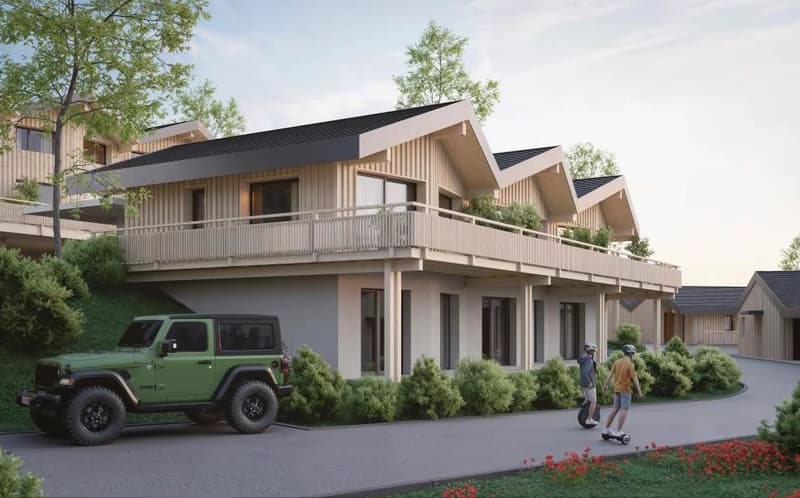 Contemporary Chalets in Mollens Promotion Les Martelles (1)