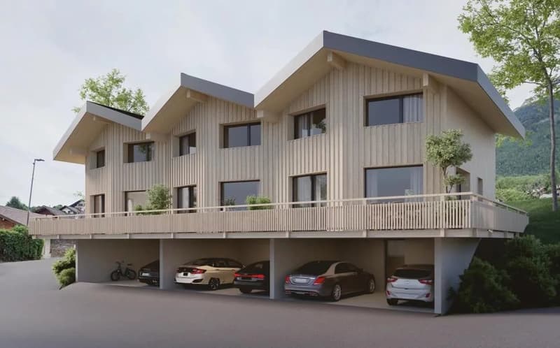 Contemporary Chalets in Mollens Promotion Les Martelles (1)