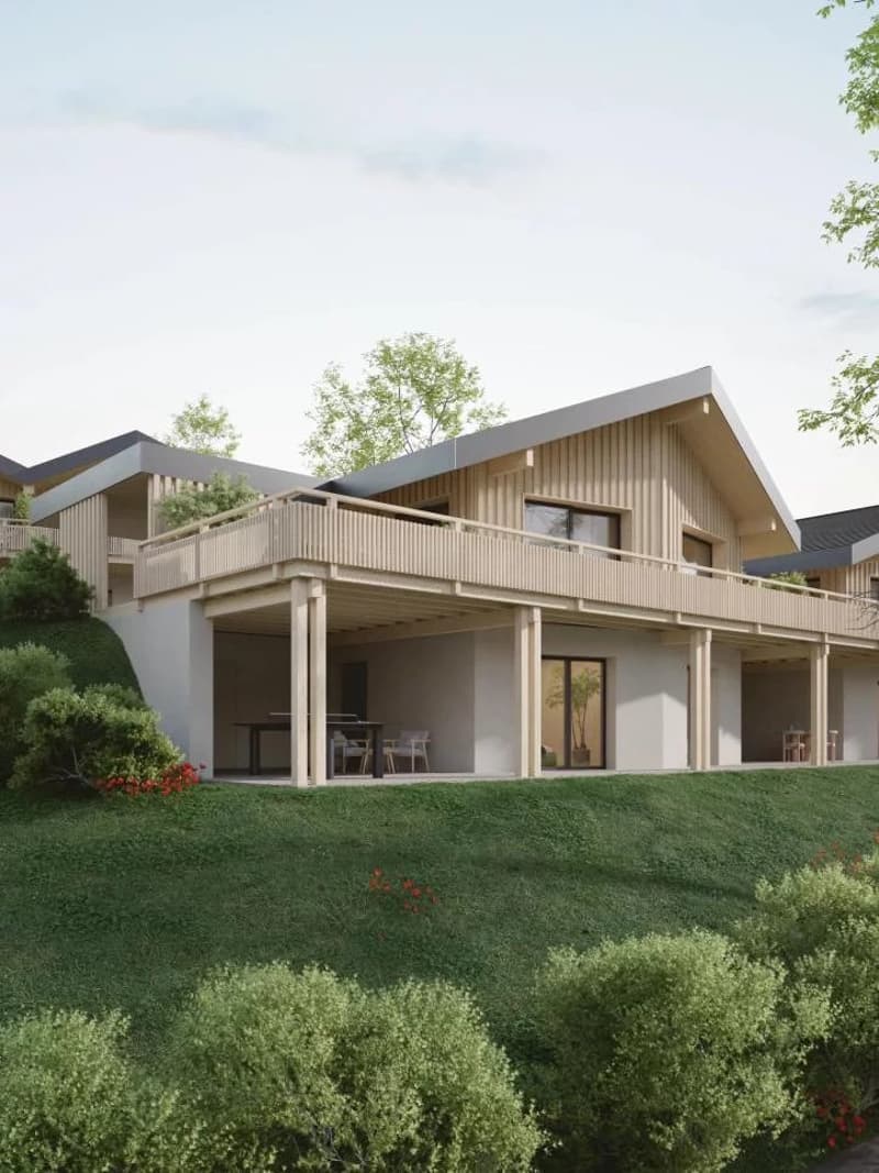 Moderne Chalets in Mollens Promotion Les Martelles (2)