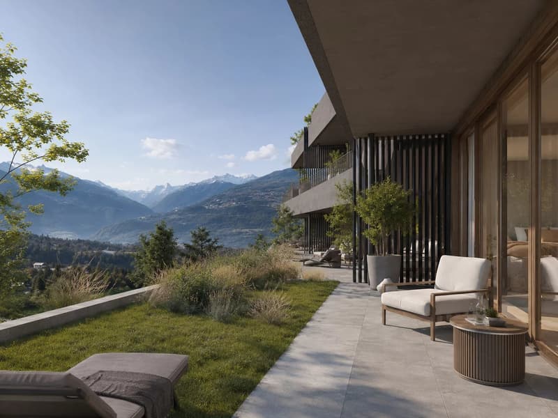 4.5-room apartment of very high standard - Ground floor - Savièse - Green Line (1)