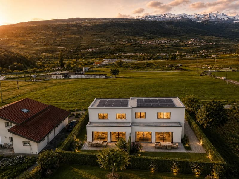 Chalais - New semi-detached villas with 5.5 rooms and private garden (7)