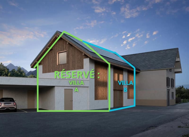 Maisons mitoyennes rénovées avec jardin privatif ? Chessel (VD) (7)