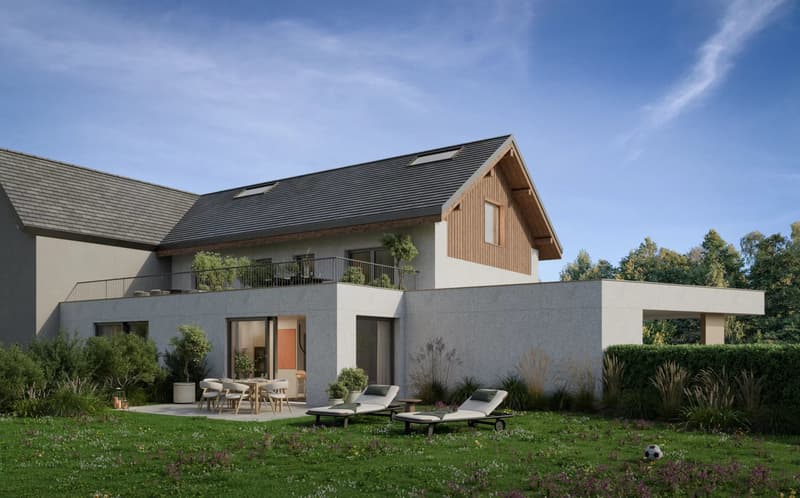 Case a schiera rinnovate con giardino privato ? Chessel (VD) (1)
