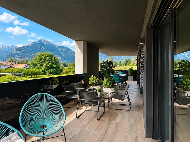 3.5 room apartment with large covered terrace (1)