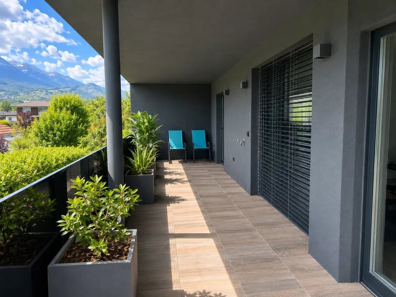 3.5 room apartment with large covered terrace (3)