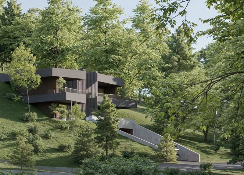 Einzelvilla im contemporary Stil mit 5 Räumen und 109 m² Terrasse (4)