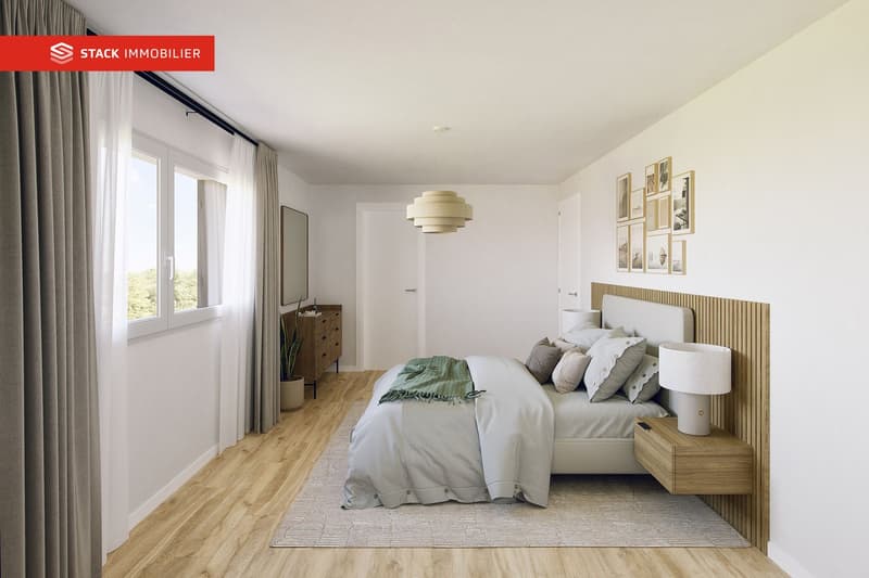 Neue 3.5-Zimmer-Wohnung mit großem Balkon – Freie Sicht im Herzen von Gibloux (2)