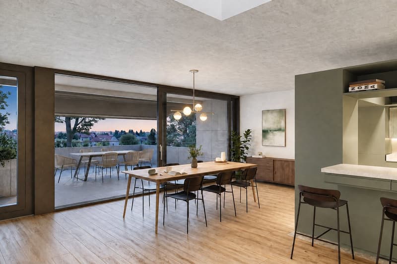 Architecture et beaux volumes | Villa C du projet Pra Vinea à Corminboeuf (7)