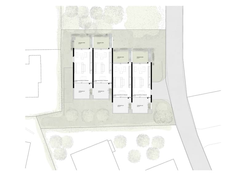 Architecture et beaux volumes | Villa C du projet Pra Vinea à Corminboeuf (17)