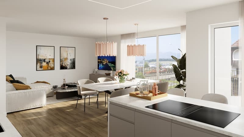 Moderne 4.5 Zimmer Eigentumswohnung mit gedeckter Terrasse (5)
